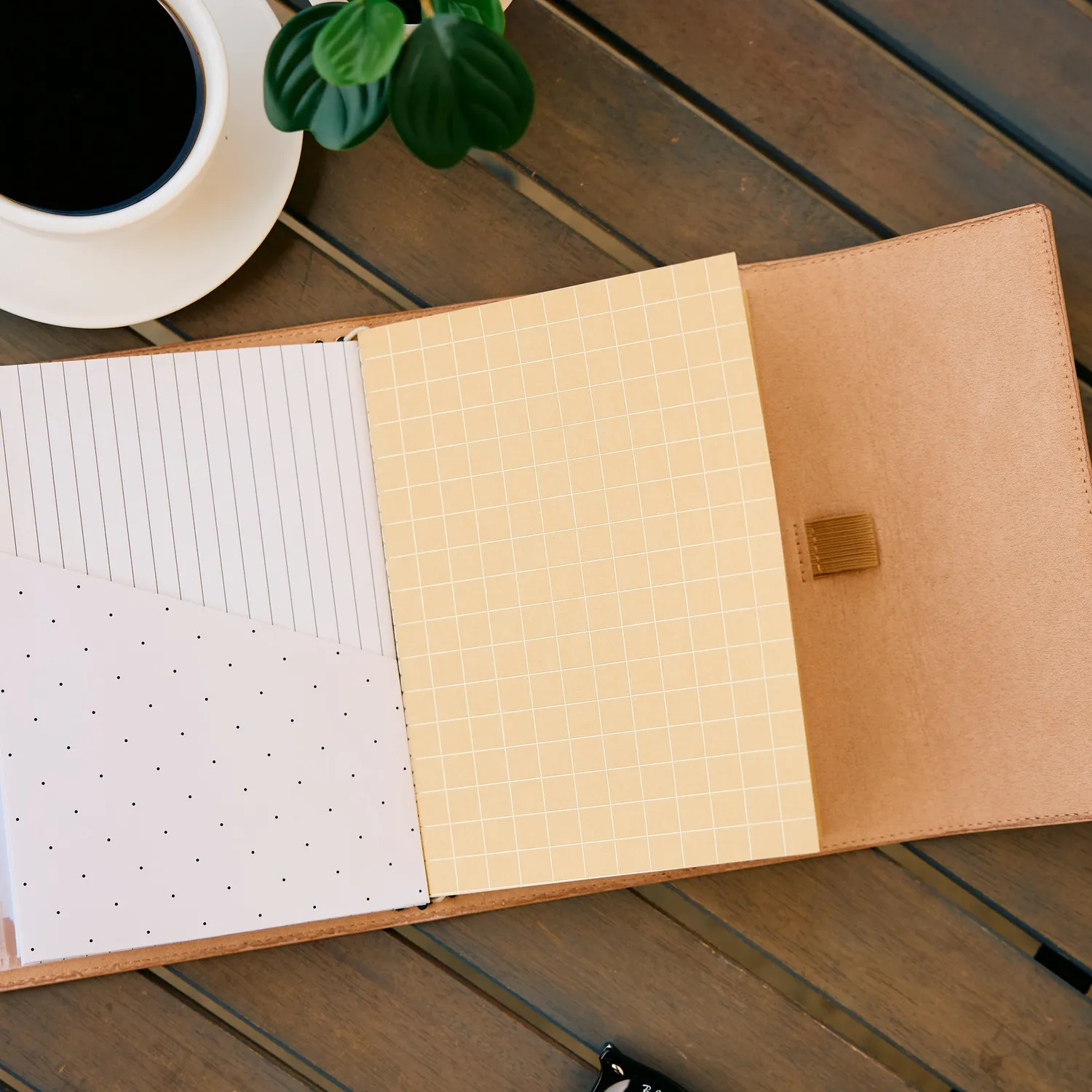 Happy Planner Kraft Folio carnet A5 papier kraft vierge