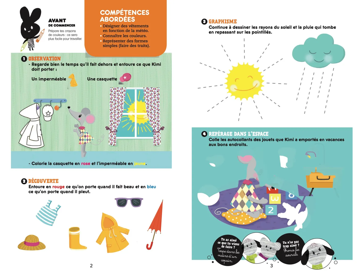 Les Incollables Cahier vacances PS vers MS 3-4 ans 2026
