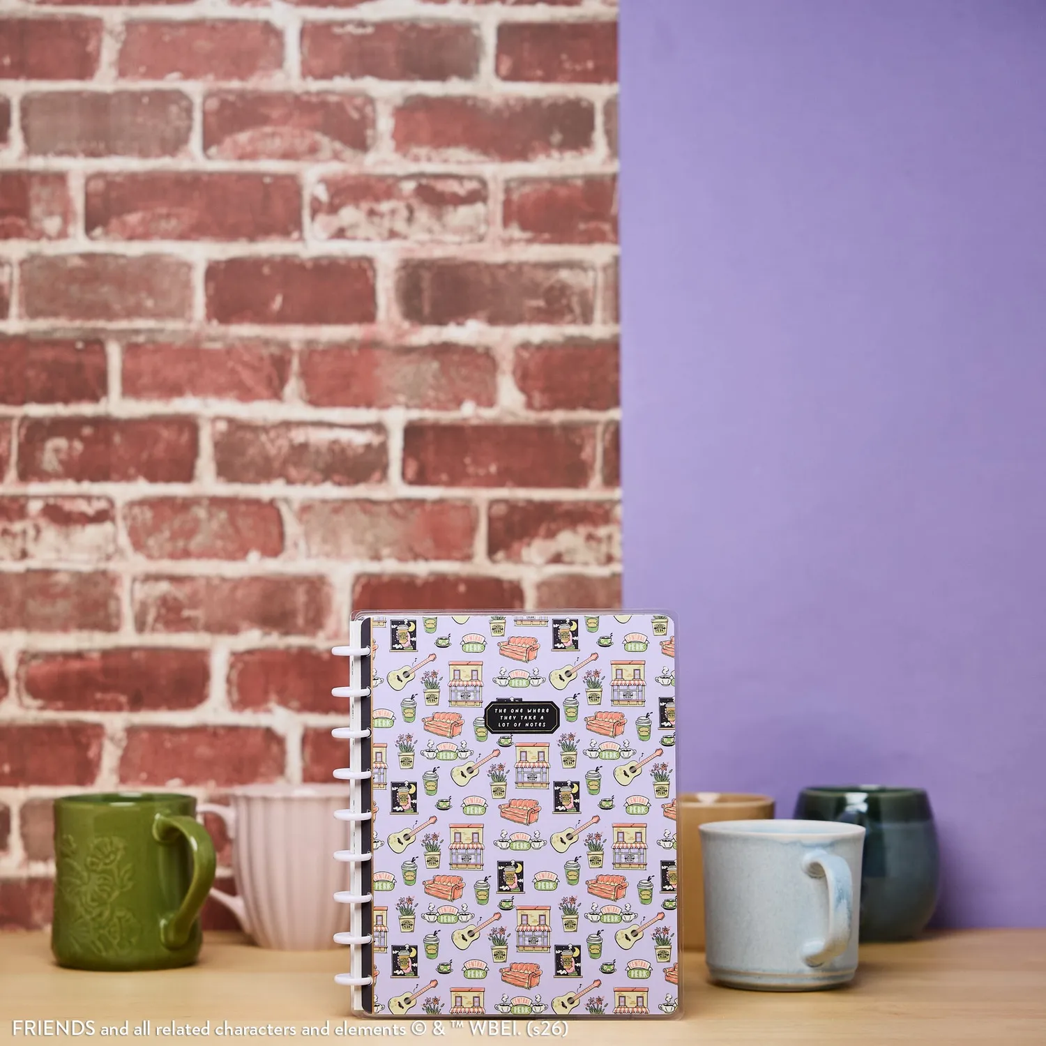 Happy Planner Friends carnet classic 60 feuilles pointillé doré