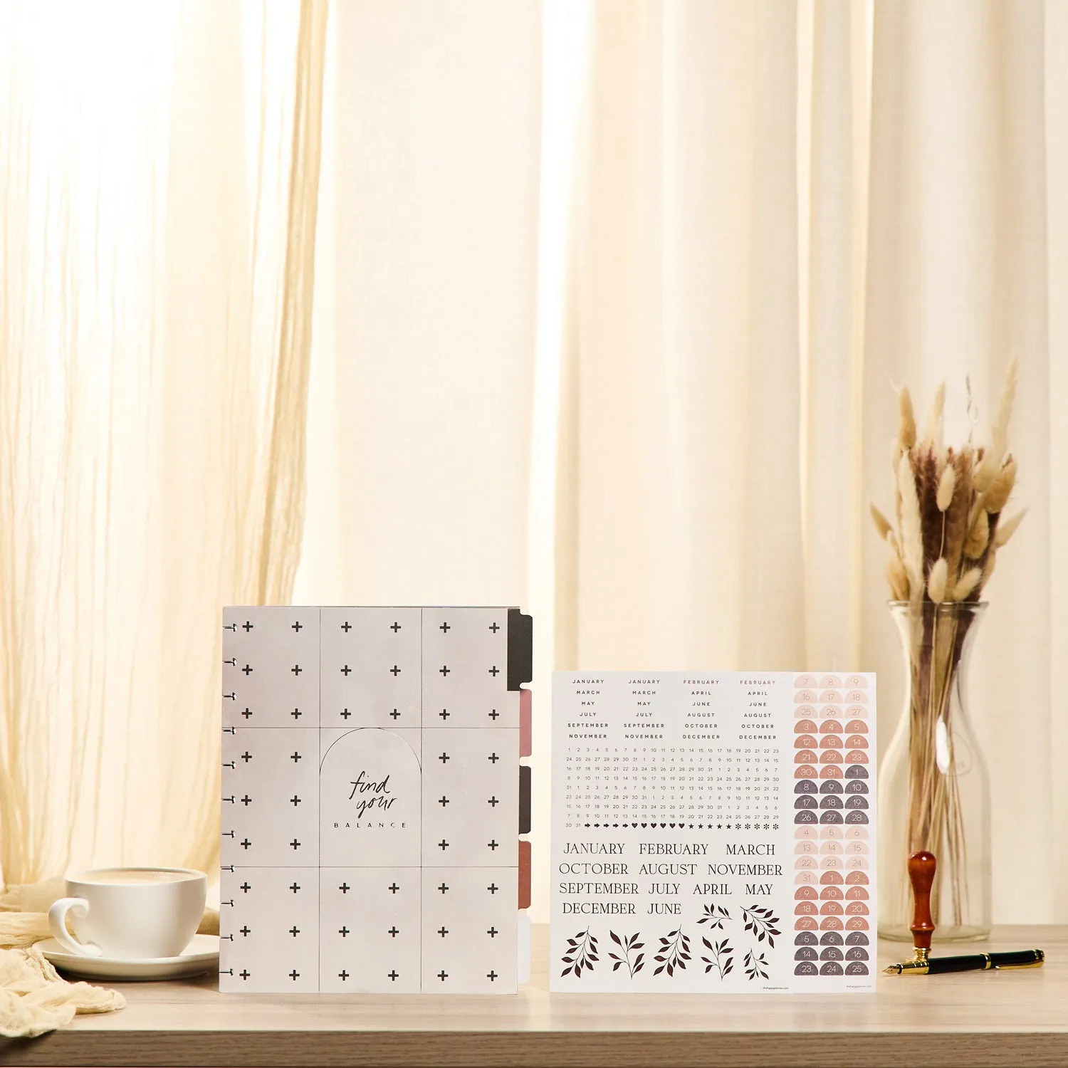 Happy Planner Modern Charm extension agenda Big 6 mois neutre