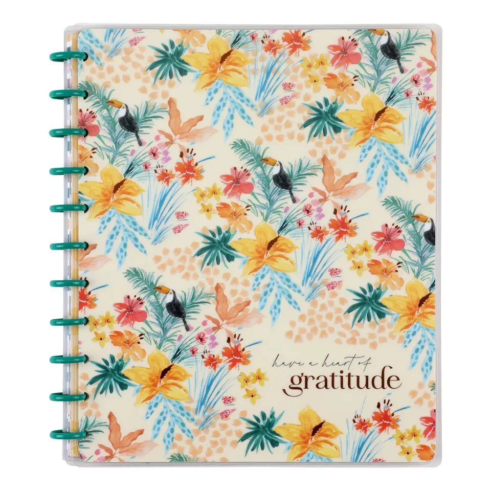 Happy Planner Wild Jungle Big carnet pointillé 60 feuilles ligné pointillé