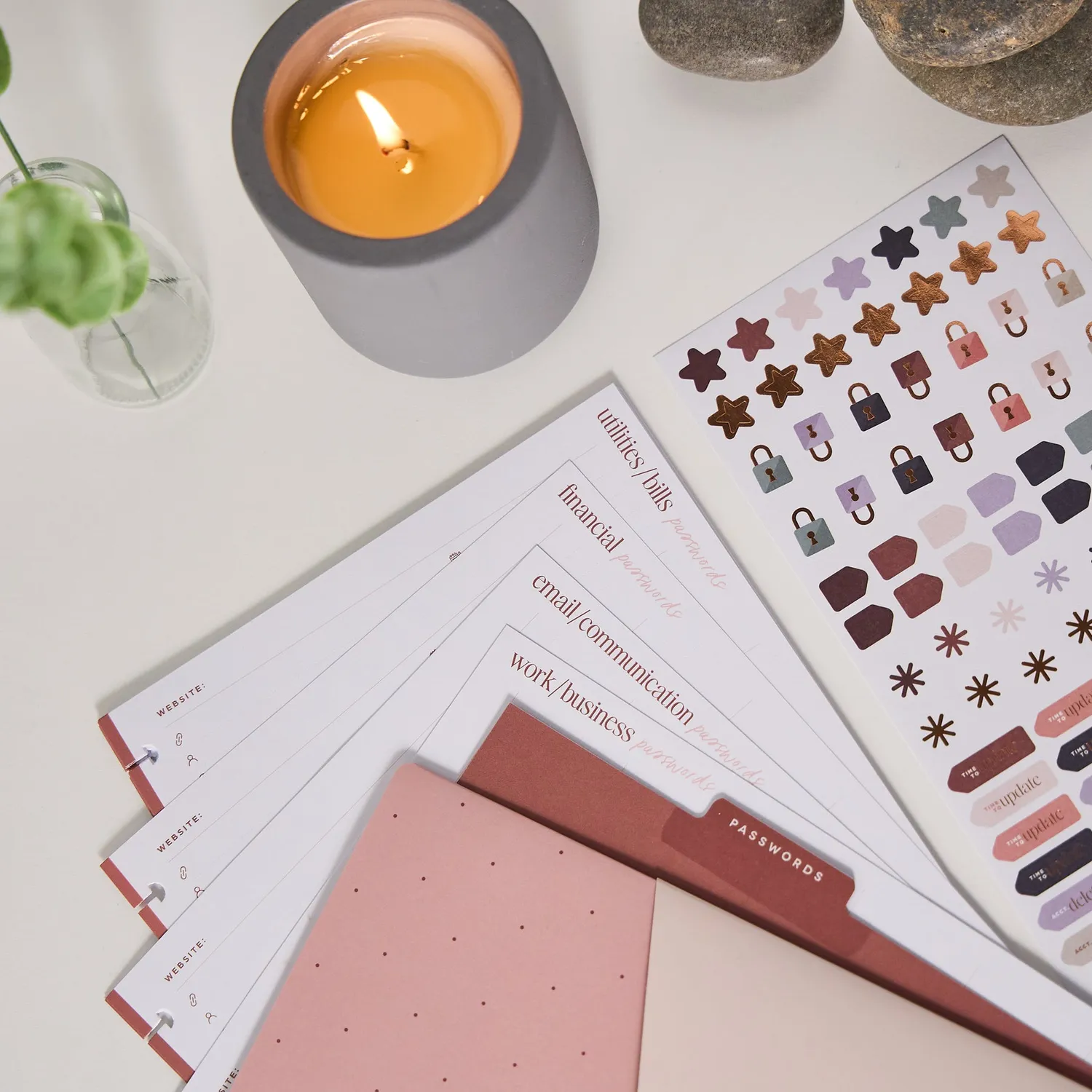 Happy Planner Rise & Align extension mots de passe Classic