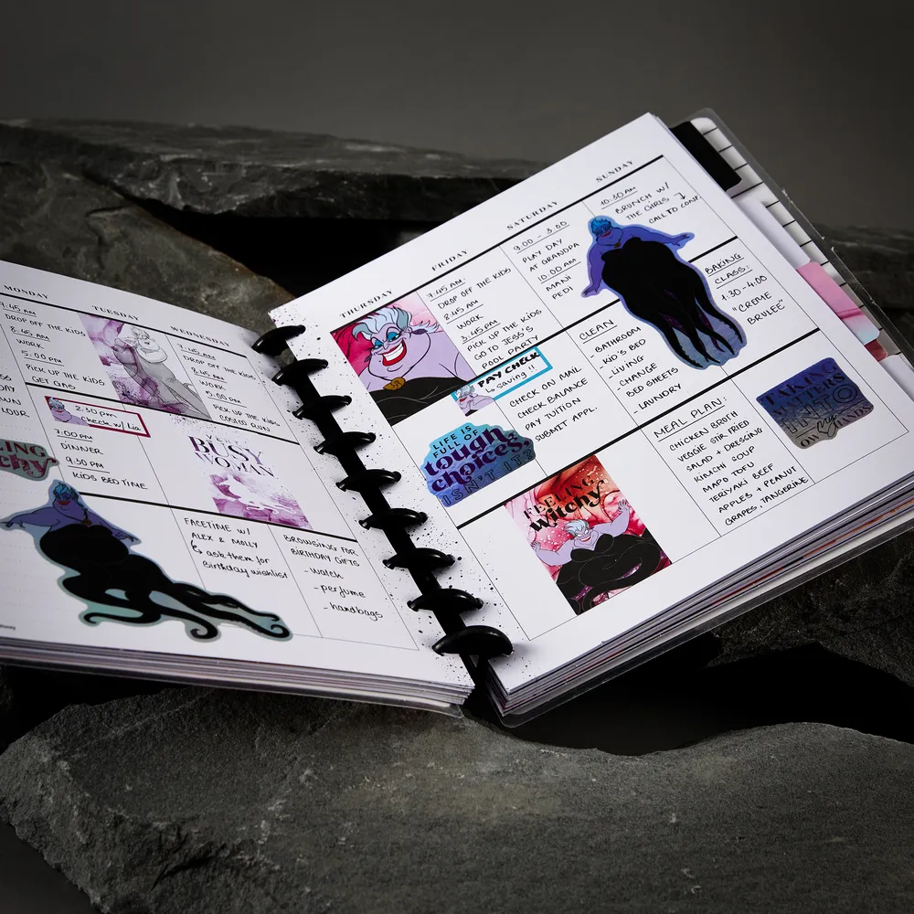 Happy Planner Disney Villains Classic agenda 12 mois vertical