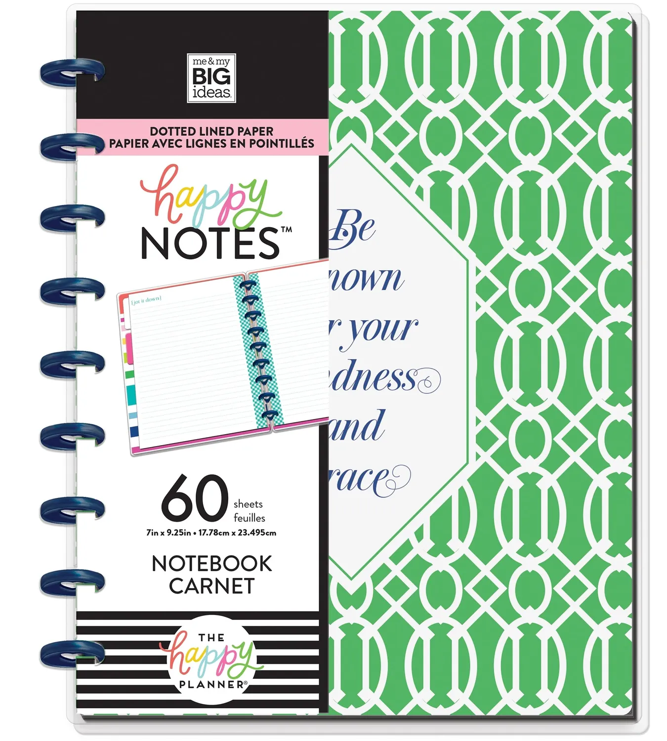 Happy Planner Be Kindness carnet Classic à disques pointillés
