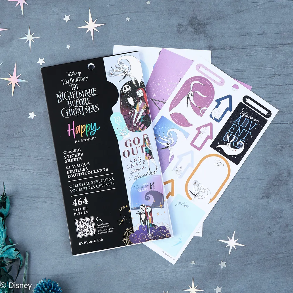 Happy Planner Nightmare Before Christmas stickers celestial x464