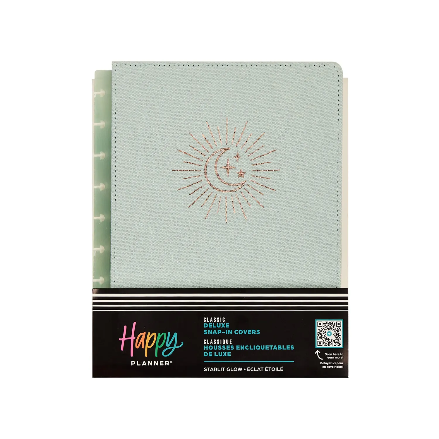 Happy Planner Starlit Glow couverture brodée Classic