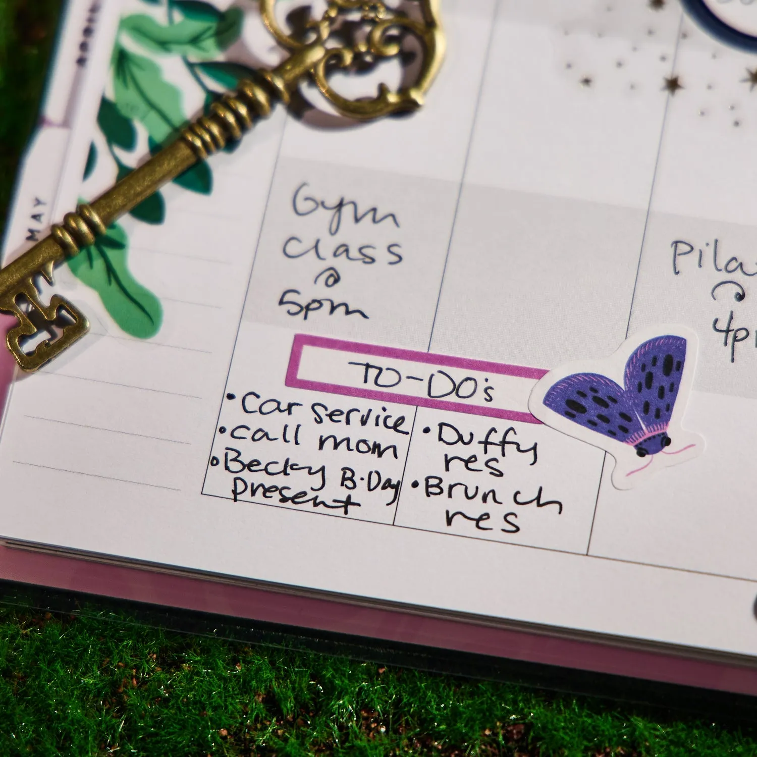 Happy Planner Butterfly Botanics agenda mini colorblock 2026