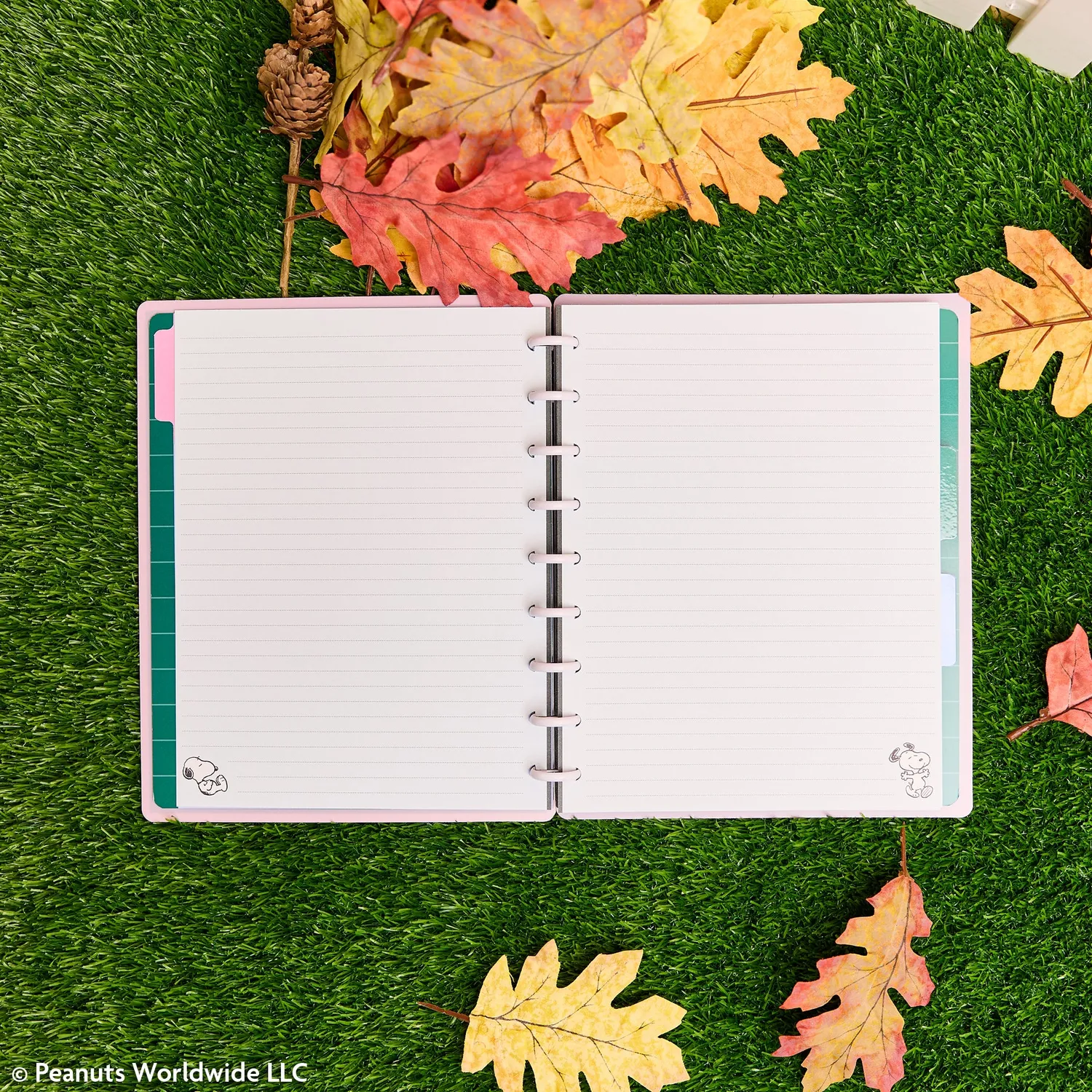 Happy Planner Peanuts Snoopy carnet pointillé Classic 60 feuilles