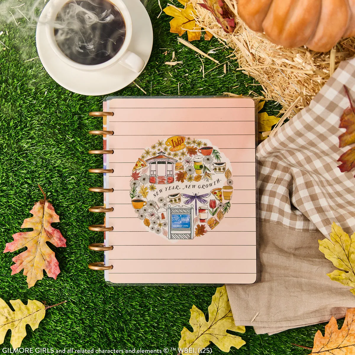 Happy Planner Gilmore Girls planner Classic vertical non daté 12m
