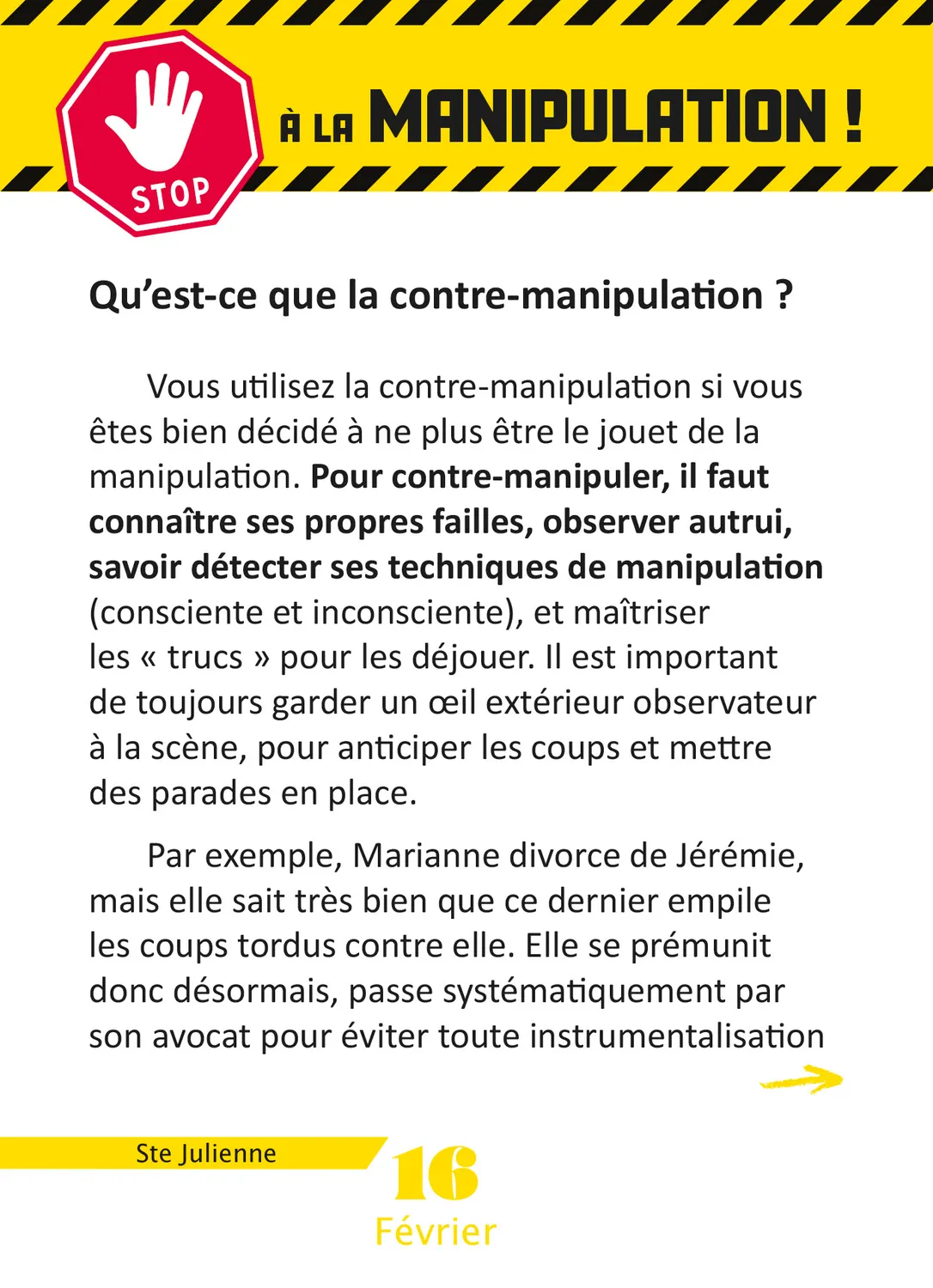 Frigobloc Année à Bloc Pouvoir et Manipulation calendrier 365 jours