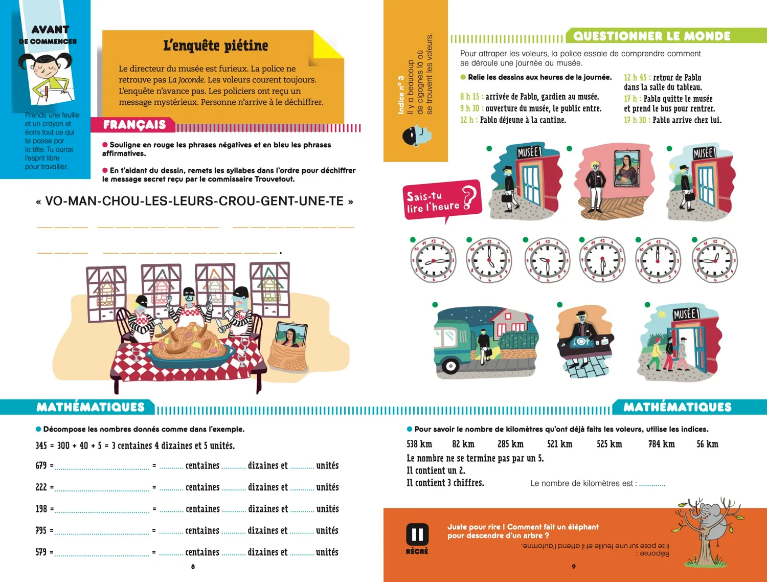 Les Incollables cahier de vacances CE1 au CE2 7-8 ans