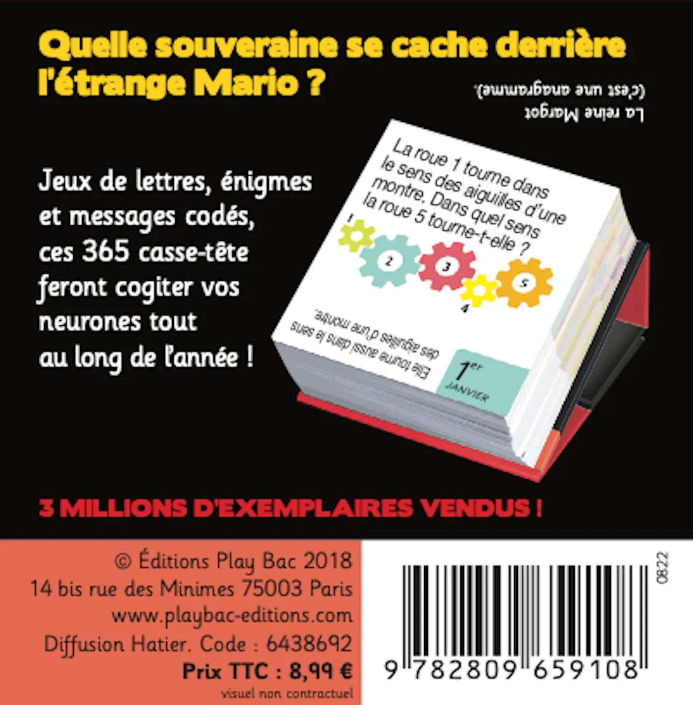 Frigobloc Mini 365 casse-tête calendrier jeux de lettres