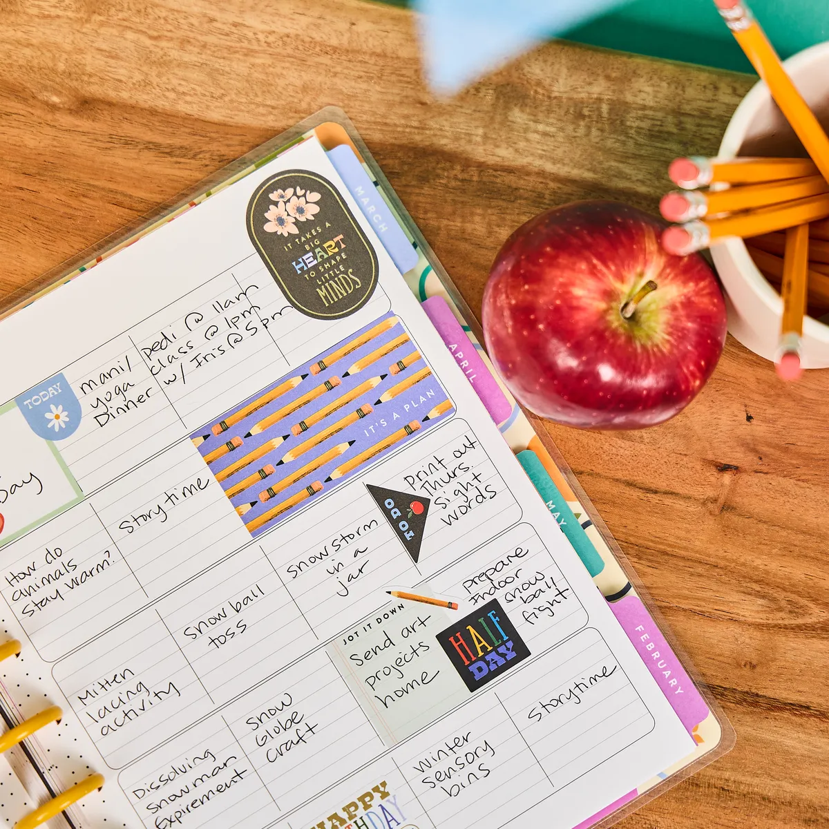 Happy Planner Mod Teacher 2025-2026 Classic agenda professeur 12 mois