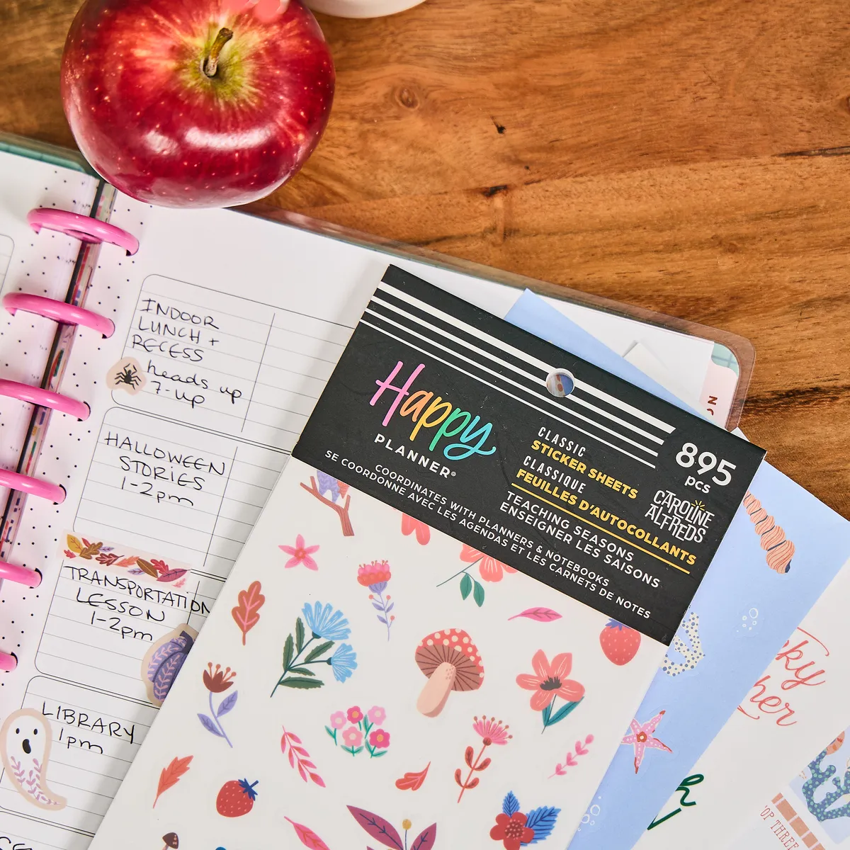 Happy Planner Teaching Seasons stickers value pack 895