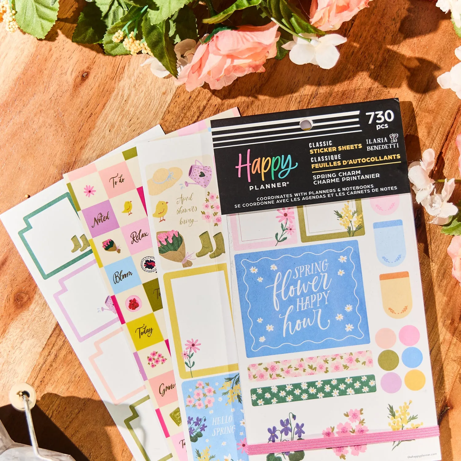 Happy Planner Spring Charm stickers printaniers 730