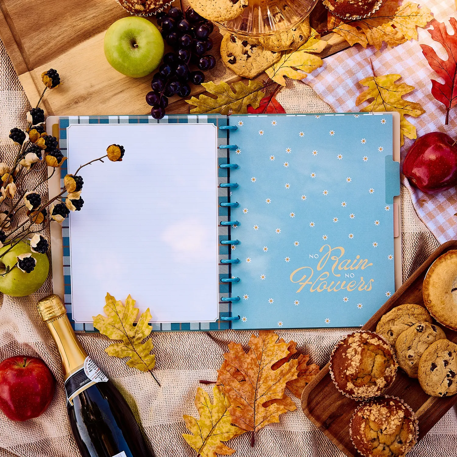 Happy Planner Fall Picnic carnet ligné Big floral 60
