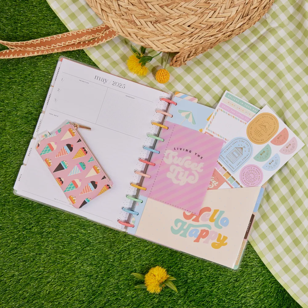 Happy Planner Boardwalk Ice Cream kit planner Big