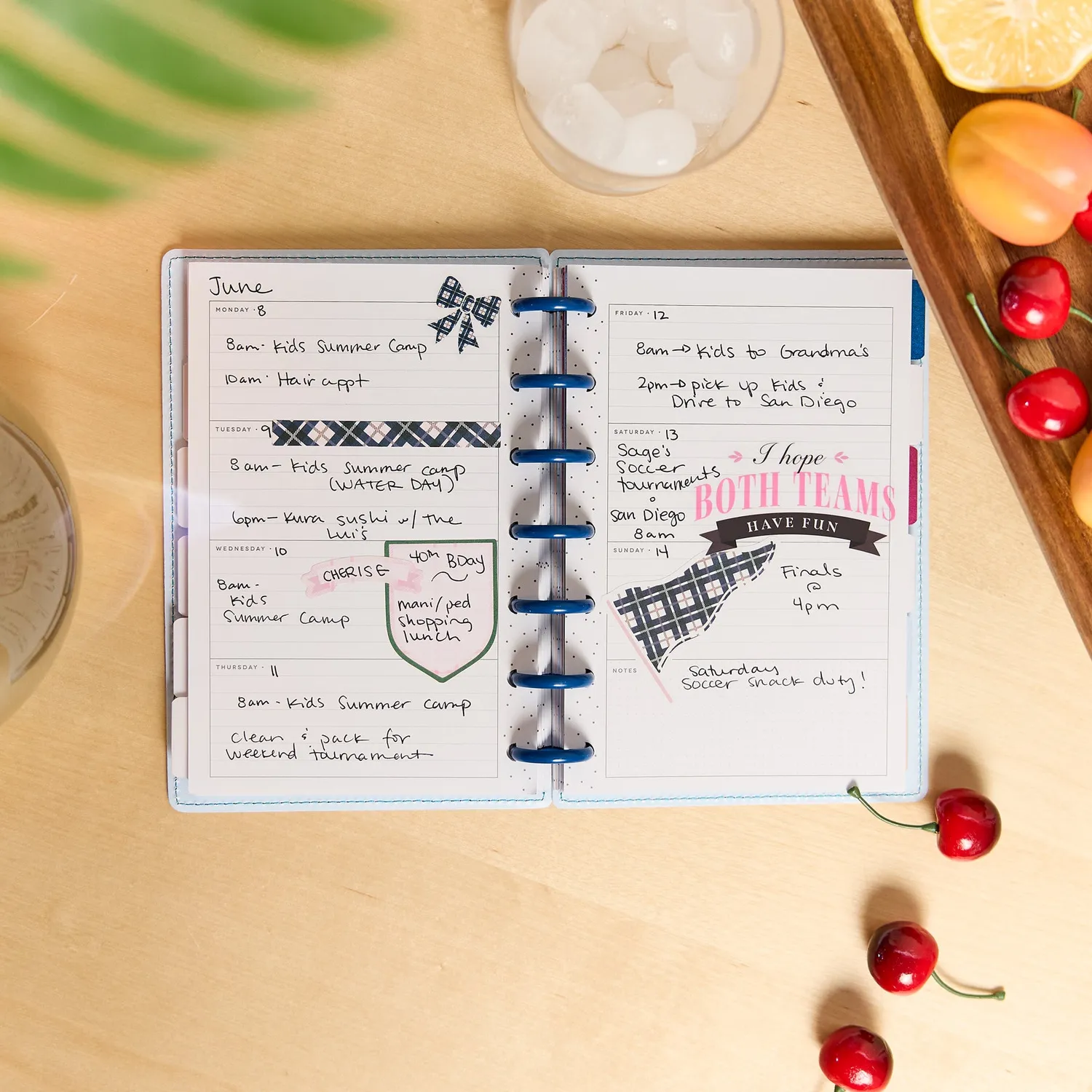 Happy Planner Sunshine Splash planner Mini horizontal