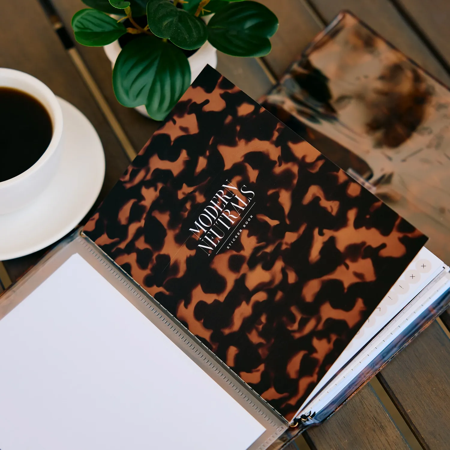 Happy Planner Folio Neutrals livret stickers A5 neutres