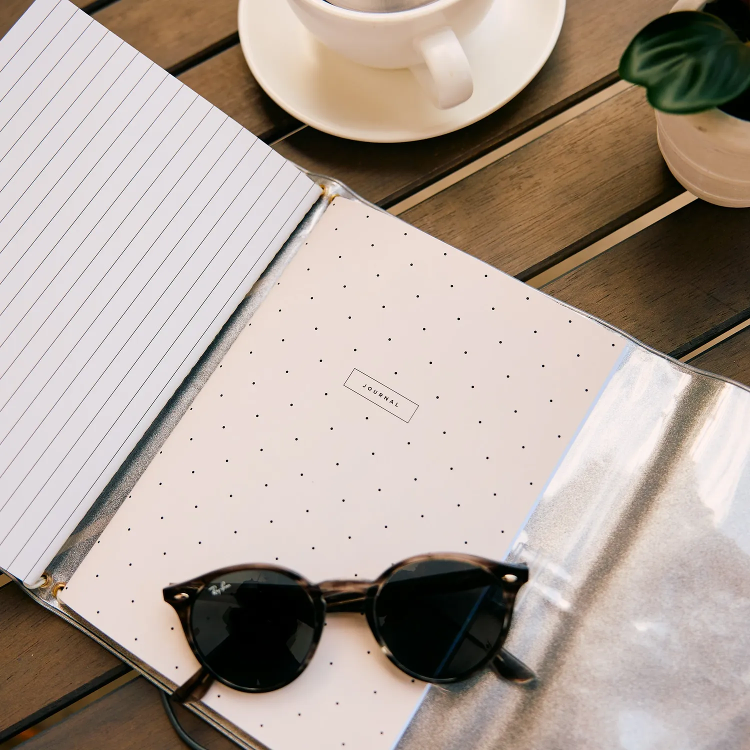 Happy Planner Frostlight Vinyl folio A5 rechargeable irisé