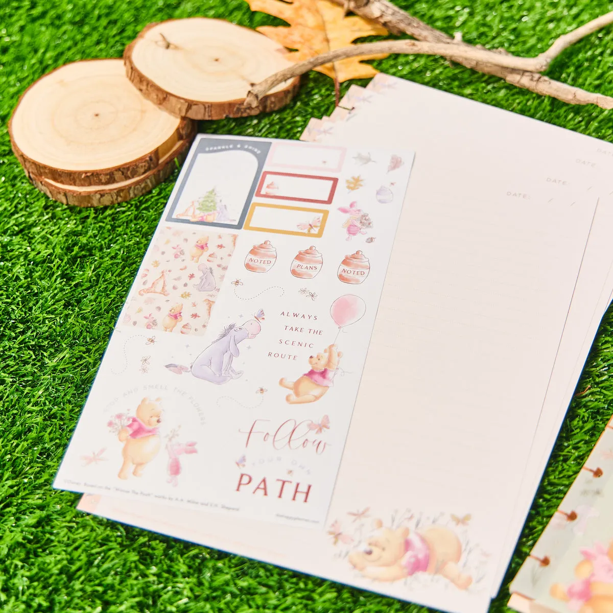 Happy Planner Disney Winnie l'Ourson pack accessoires Classic