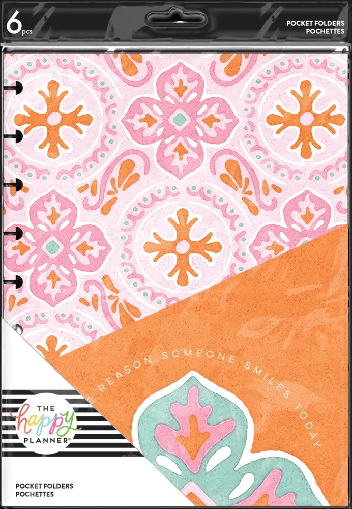 Happy Planner Playful Tile Classic pochettes x6 mosaïque