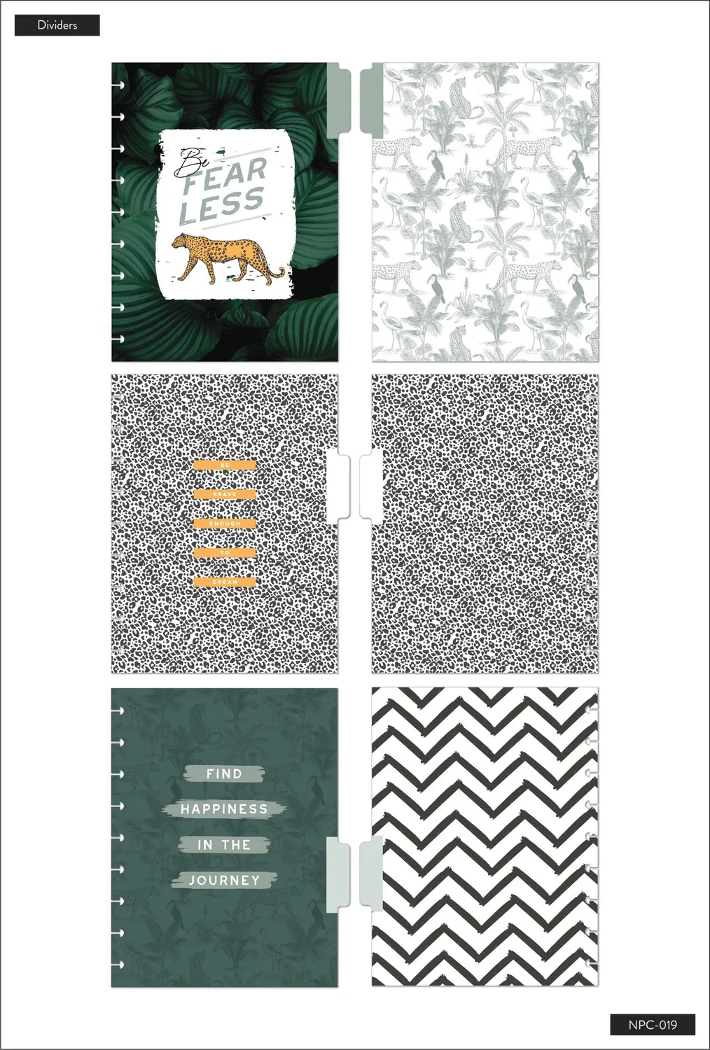 Happy Planner Wild Plans Classic carnet à disques pointillés