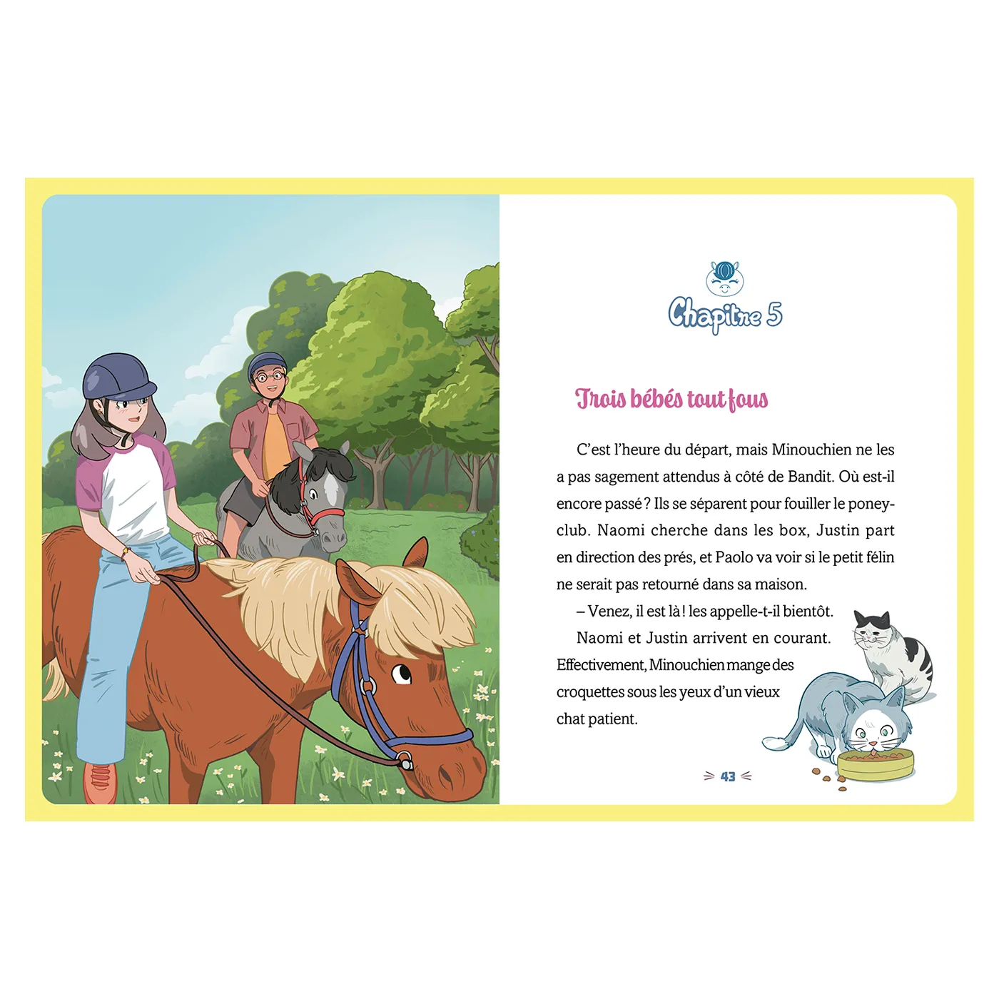 Frigobloc Naomi fille de vétérinaire Tome 4 roman poney-club