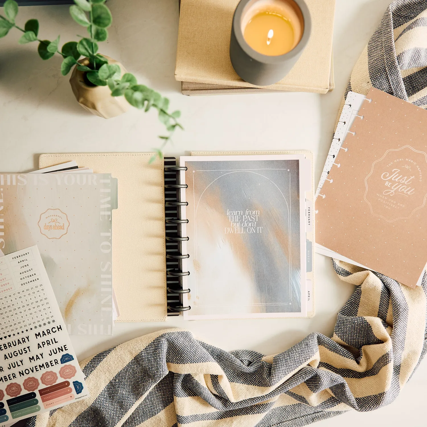 Happy Planner Modern Balance Classic recharge quotidienne non datée