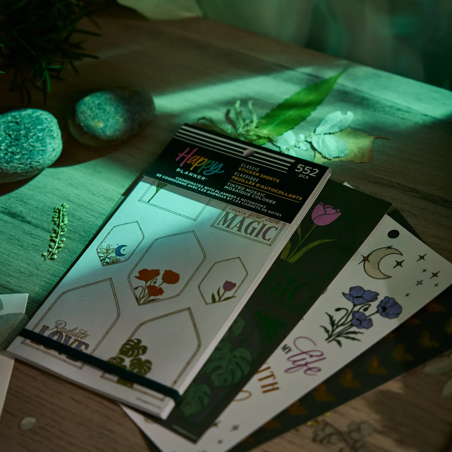 Me & my big ideas Tinted Mosaic stickers value pack 30 feuilles