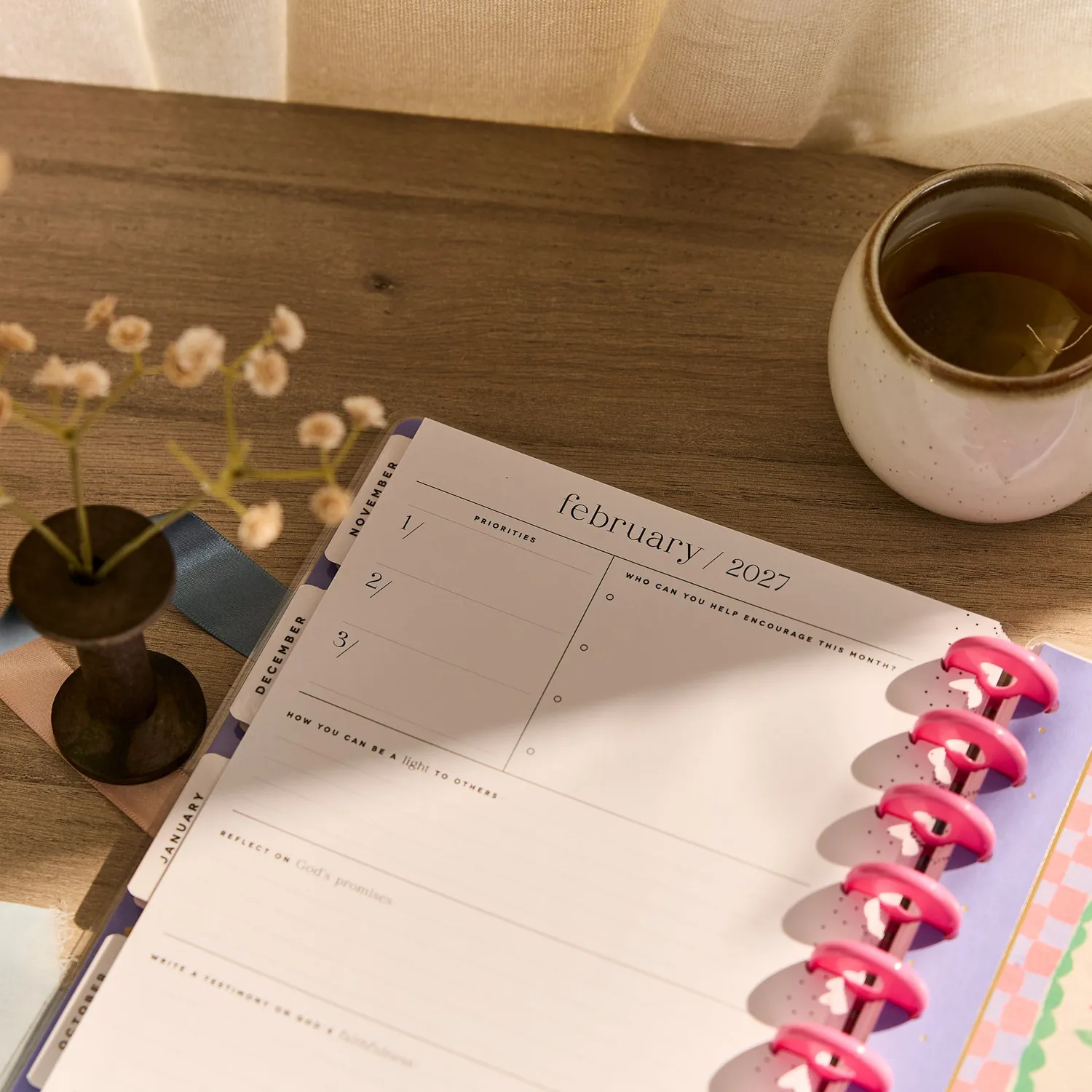 Happy Planner French Papers 2026-2027 agenda foi Classic