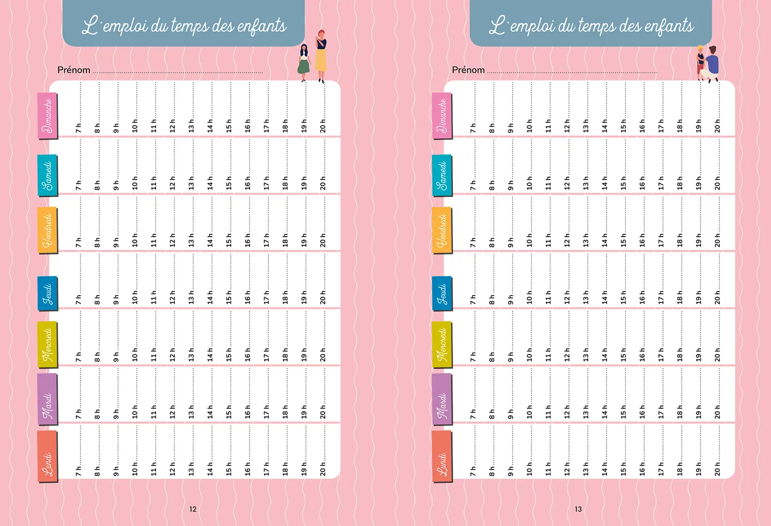 Frigobloc Famille organisée agenda 2027 maxi familial 16 mois