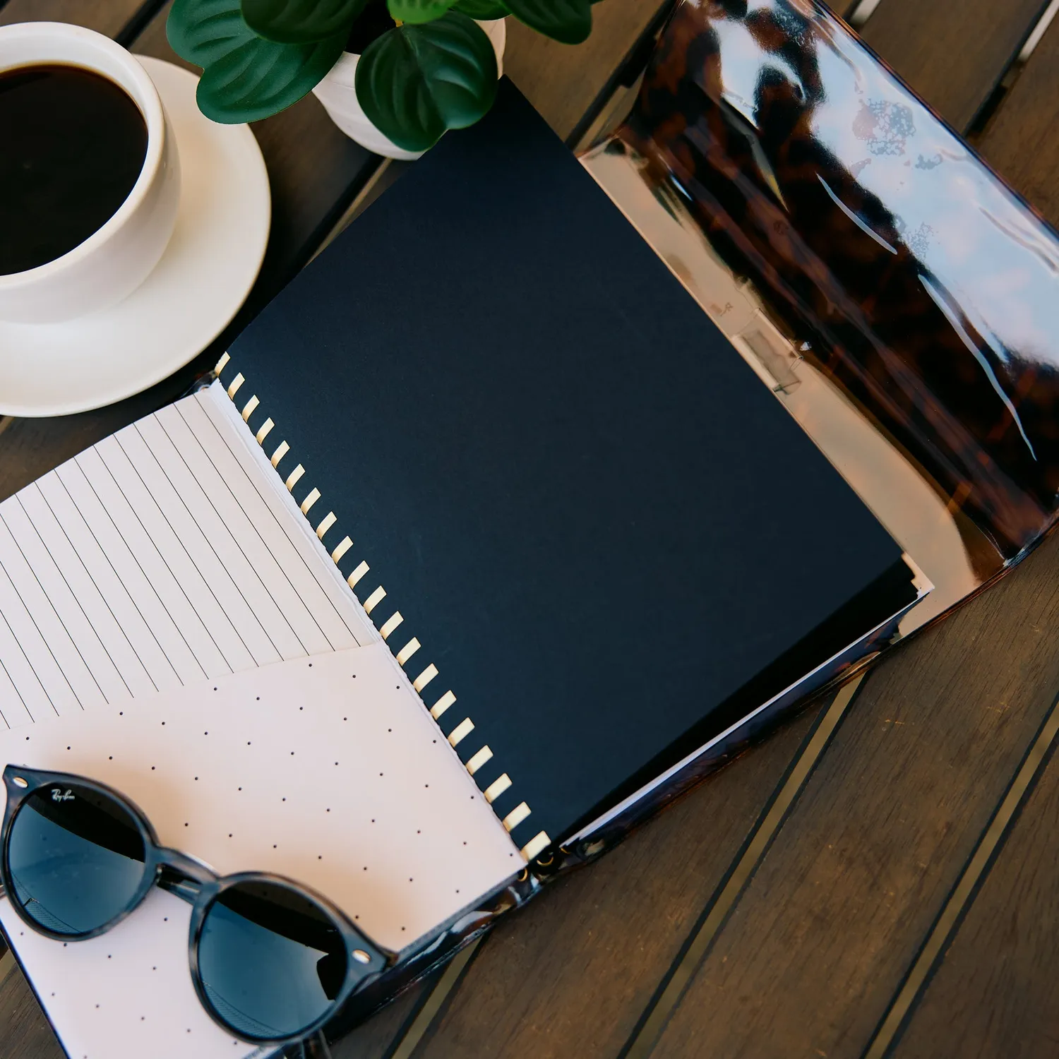 Happy Planner Onyx carnet insert folio A5 papier noir