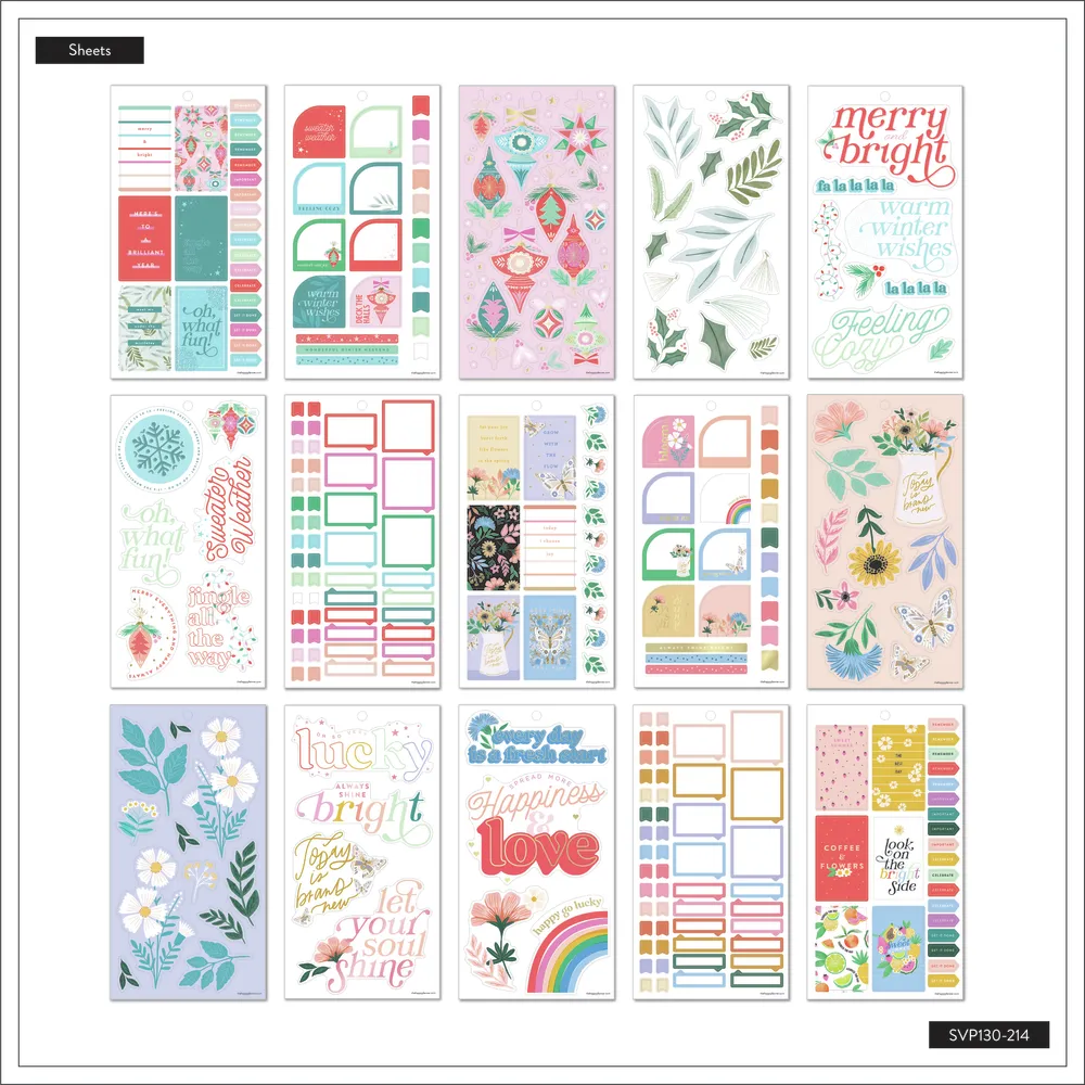 Happy Planner Seasonal Whimsy stickers value pack 769
