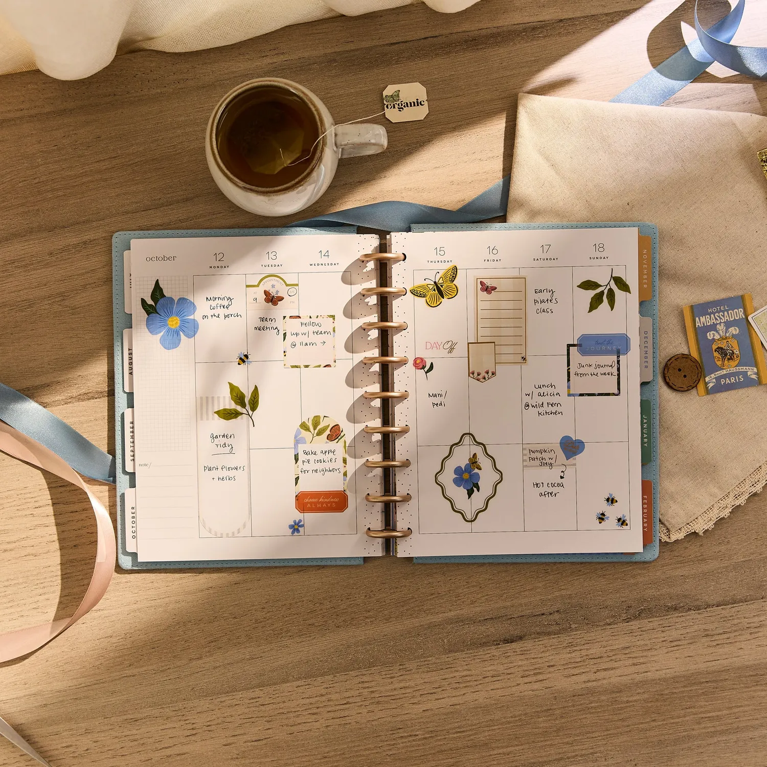 Happy Planner Country Charm Classic planner vertical 2026-2027 velours