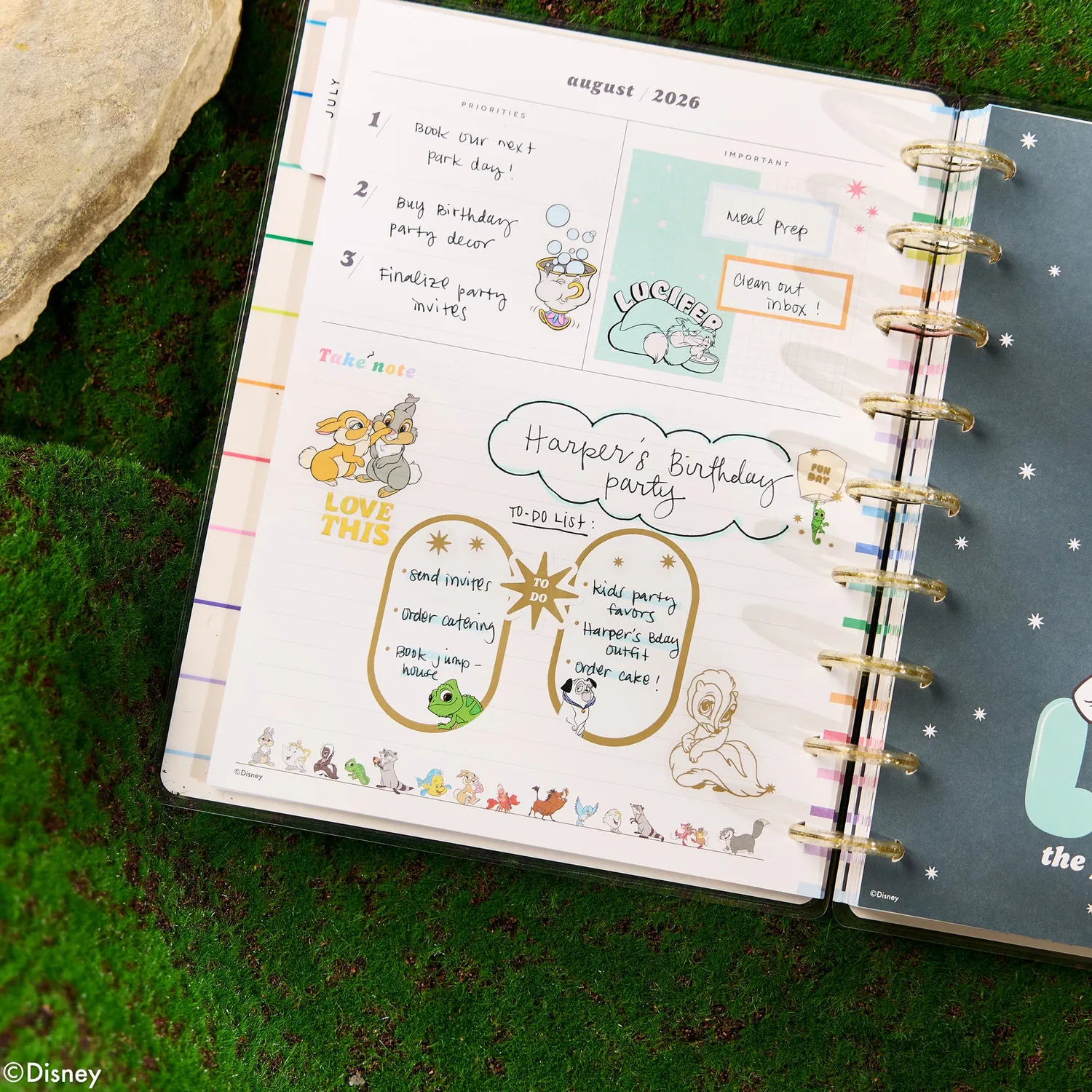 Happy Planner Disney Best Pals 2026-2027 agenda Classic horizontale