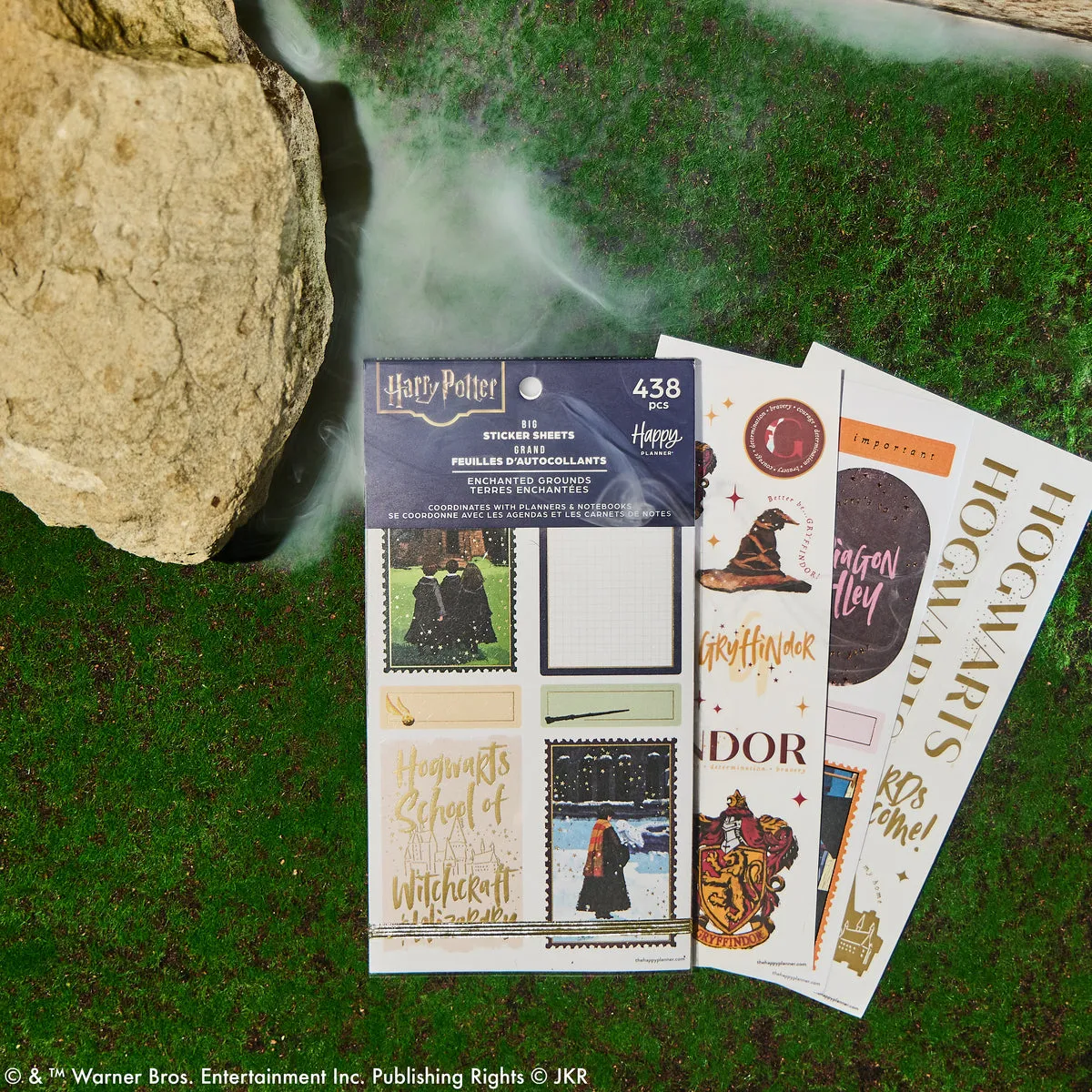 Happy Planner Harry Potter stickers Big Enchanted Grounds 434
