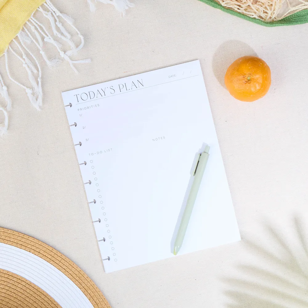 Happy Planner Neutral Chic Classic papier recharge 40 feuilles dashboard