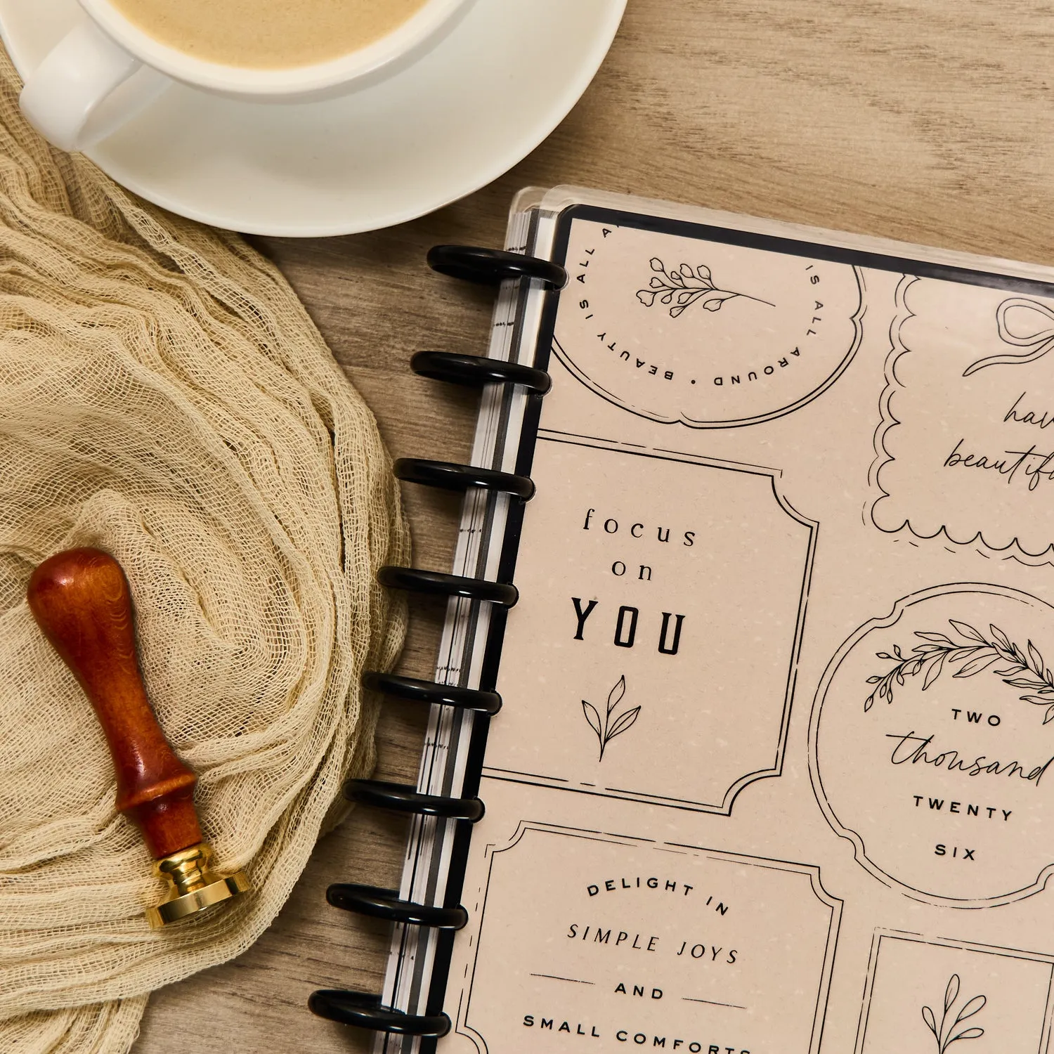 Happy Planner Heritage Charm Big agenda dashboard 2026 12 mois