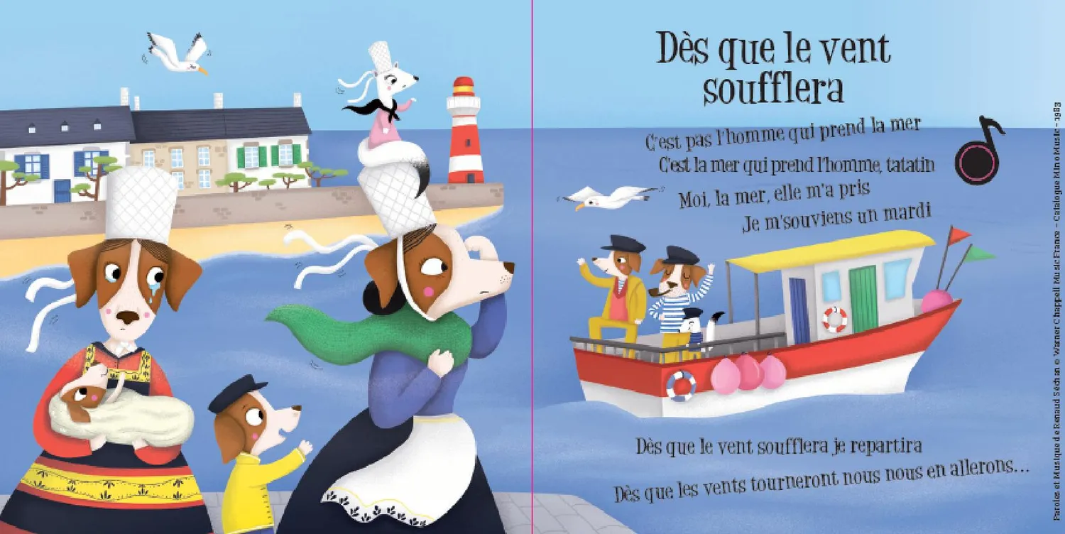 Mon premier Renaud livre musical bébé 5 chansons