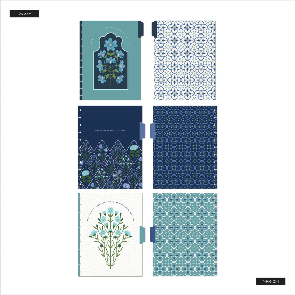 Happy Planner Happy Notes Exotic Borders carnet Big 60 feuilles ligné