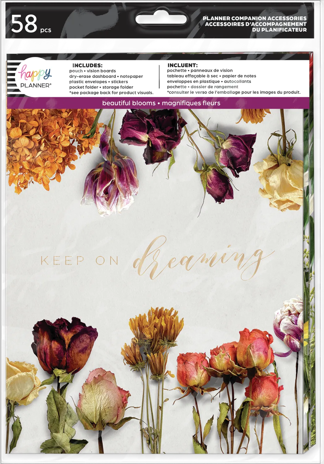 Happy Planner Beautiful Blooms kit accessoires Classic