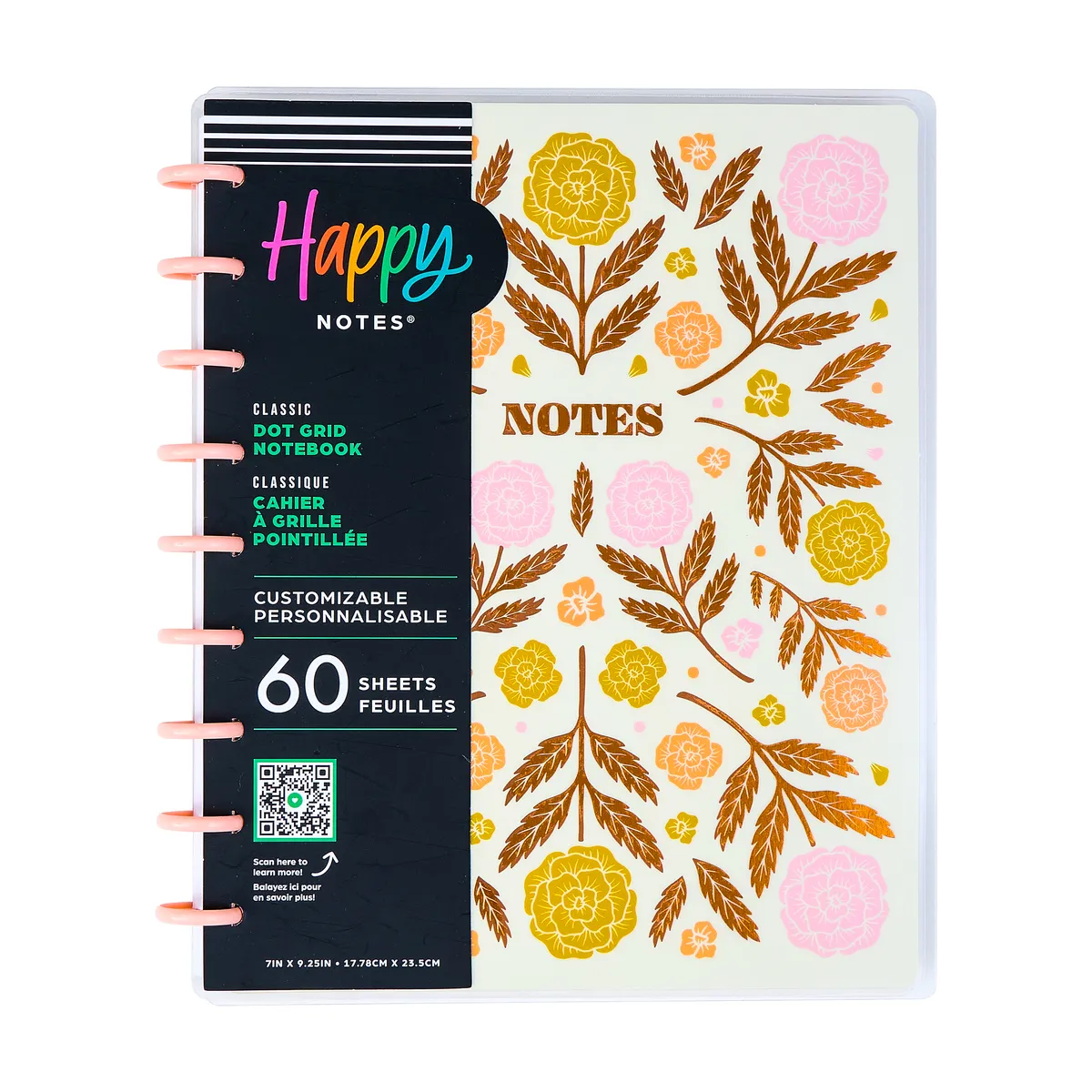 Happy Planner Western Wildflower carnet pointillé Classic