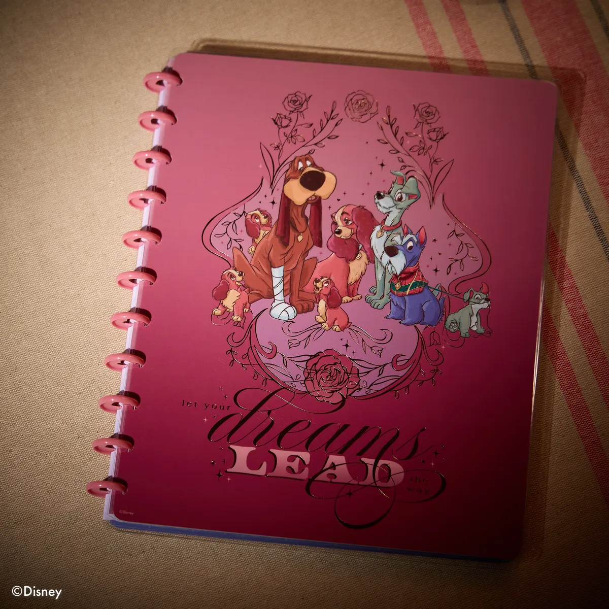 Happy Planner Disney Lady Tramp Big carnet pointillé 60 feuilles