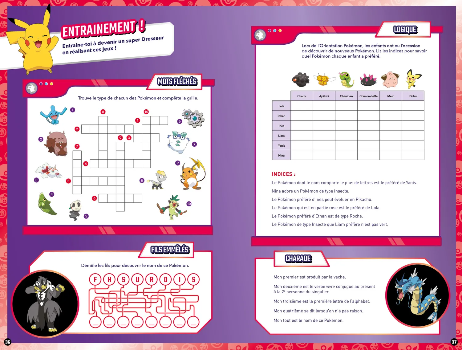 Les Incollables Pokémon cahier de vacances 2026 CE2-CM1 8-9 ans