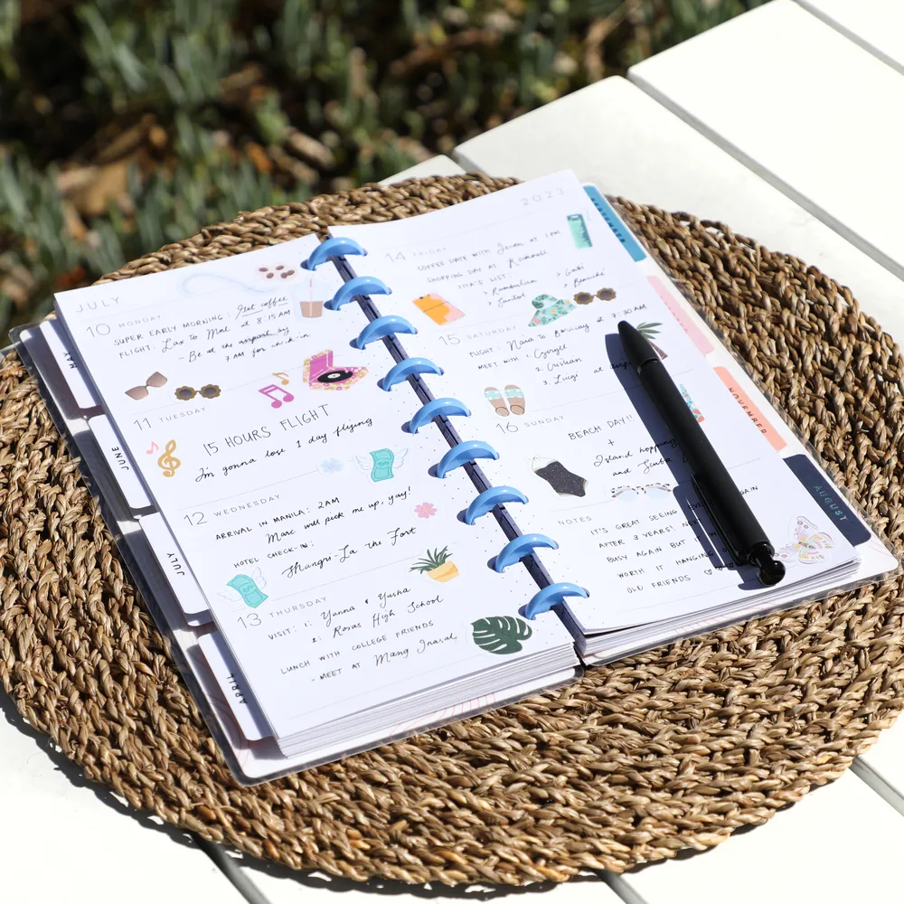 Happy Planner Essential Icons stickers 1466 doré