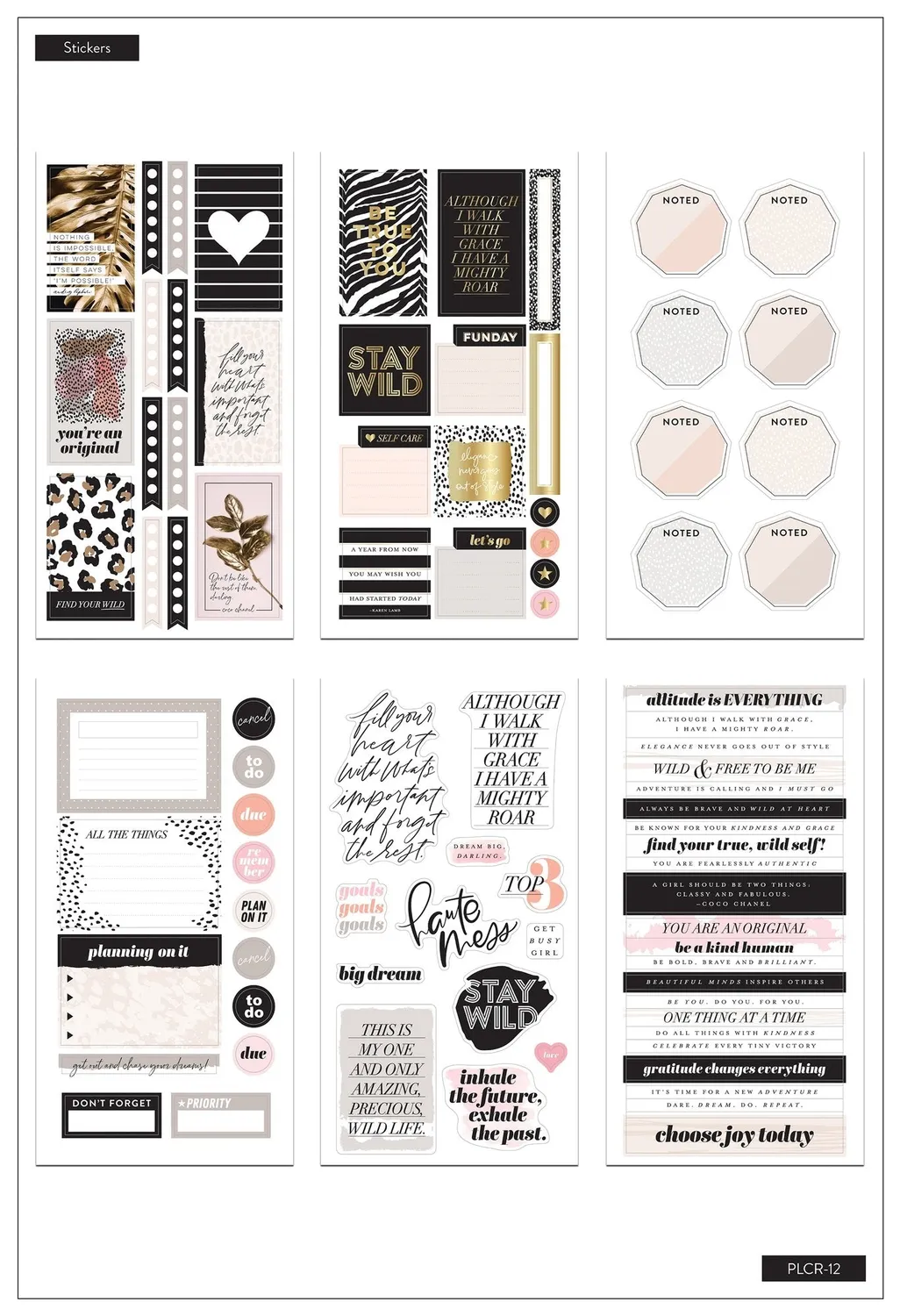 Happy Planner Wild Styled kit classic compagnon agenda