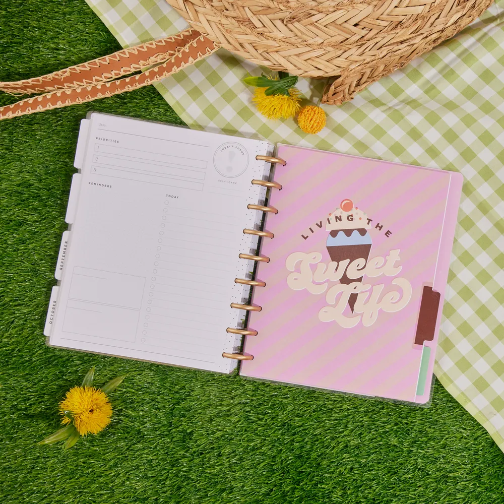 Happy Planner Boardwalk Ice Cream extension journalière 4 mois