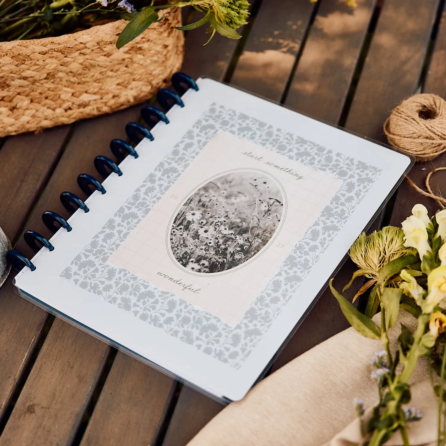 Happy Planner Wildflower Daydream 2027 agenda Big dashboard floral