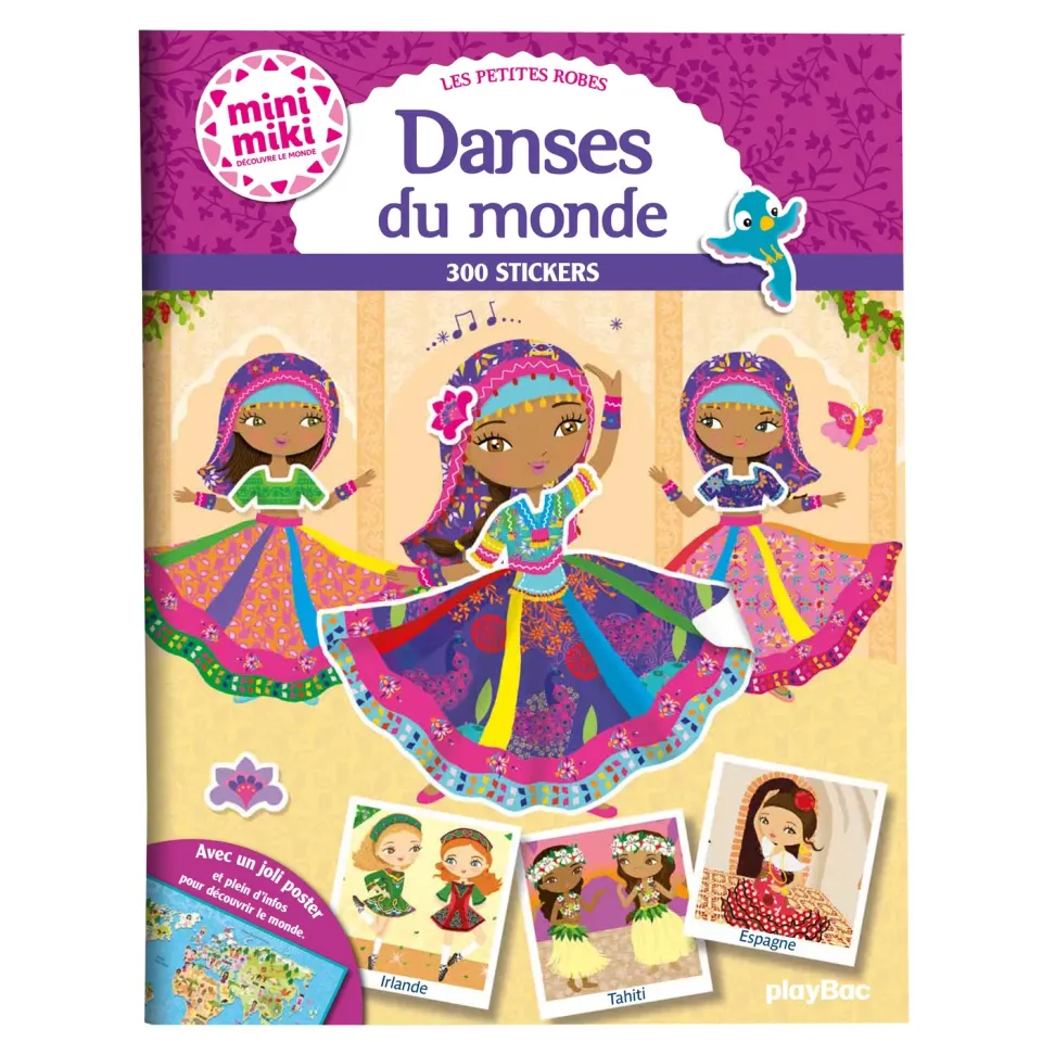 Frigobloc Minimiki Danses du monde stickers robes ballet
